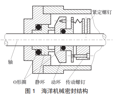 图 1 海洋机械密封结构