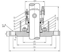 单端面釜用机械密封 OTH-7802